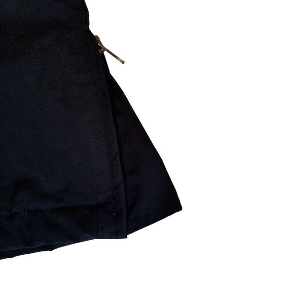 Lands End Kids Sz 5 Black Winter Outdoor Snow Pants Grow A Longs Leg Ankle Zip - Picture 2 of 6